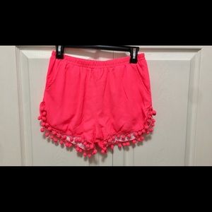 Buddy Love Stretch Waistband Pom Pom Pocket Shorts